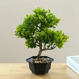 Dekoracje świąteczne sztuczne rośliny sosny drzewo donite zen duch wita bonsai impreza dom El Desktop Decoration Flower 231215