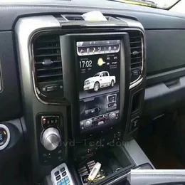 Dodge Ram için Araba GPS Aksesuarları 1500 2500 3500 Navigasyon Başlık Radyo Stereo HD Android204o Bırak Dağıtım Mobilyaları Motosiklet Dhy9n