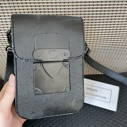 Designväska axelväska crossbody väska s-lås vertikala bärbara plånbok män märke mini handväska lyxväska tote handväskor telefonrum