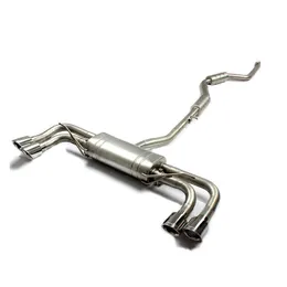 For BMW X4 3.0T Cat-back Exhaust System Stainless Steel Mid Tailpipe Muffler Tip Exhaust Pipe Cat back Auto Parts Modification