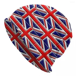 BERETS UNION UK FLAG BONNET 모자 힙합 야외 두개골 비니 모자 남성용 여성 니트 스프링 캡