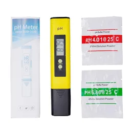Medidores de Ph Atacado Protable LCD Digital Medidor Caneta de Tester Precisão 0.01 Aquário Piscina Água Vinho Urina Matic Calibração Measurem Dhq0V