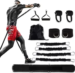 Widerstandsbänder Home Gym Stretching Strap Set Taille Bein Bounce Training Armübungen Boxen Muay Bodybuilding Yoga Übung 240104