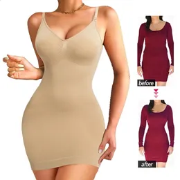 Waist Tummy Shaper Bodysuit Shapewear Under Dresses for Women Seamless Slimming Waist Trainer Corsets Tummy Control Butt Lifter Full Body Shaper 231214