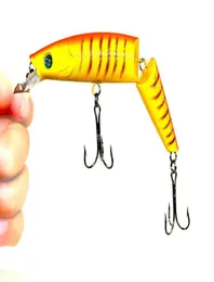 hengjia 140mm due esche da pesca minnow snodabili attrezzatura da pesca esca minnow 14cm 20 2g 4 esche in plastica dura jm007 50 pezzi299S5105047