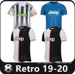 Retro Juve 18 19 20 21 Ronaldo Chiellini Dybala Fußballtrikots de Ligt Matuidi Bonucci D.Costa Bernardeschi Pjanic Fußballtrikot