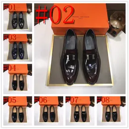 37Model Luxe Italiaanse lederen designer kledingschoenen Herenmode Plaid Print Veters Zwart Bruin Bruiloft Kantoorschoenen Formele Oxford schoenen voor heren