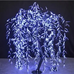 Willow Tree Light 1152pcs LED 2M 6 6ft 960st LED 1 8M Rainprocess Christmas Wedding Party inomhus eller utomhusanvändning AC 90-265V243J