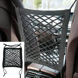 Organizer per auto 1X portaoggetti universale per bagagliaio in rete a rete, sedile posteriore, per riporre gli accessori interni in rete