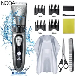 Триммер для волос NOOA, перезаряжаемая электрическая машинка для стрижки волос для мужчин, профессиональный триммер для бороды, беспроводная парикмахерская электрическая бритва для мужчин 231214