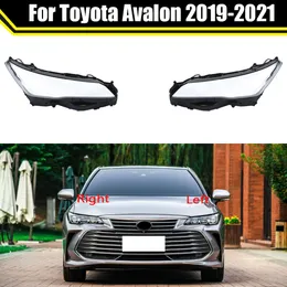 Araba Ön Far Cam Far Far Şeffaf abajur lamba lambası kabuğu Toyota Avalon 2019 2020 2021 için kapak kapağı