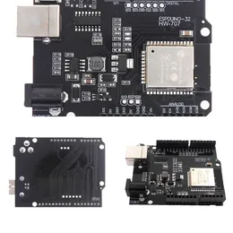 Nya bärbara datoradaptrar Chargers ESP32 Development Board Serial Port WiFi Bluetooth Ethernet IoT Wireless Map Transmission Transceiver ESPDUINO-32 ESP-Wroom-32