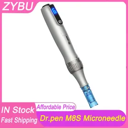 Neue Ankunft Upgrade Anti-Rückfluss-Nadeln Patronen Dr.pen M8S Hautpflege Schönheit Maschine Haarwachstum Meso Therapie Microneedling Roller Dermapen MTS Werkzeug Derma Pen