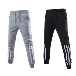 Calças masculinas Mens Baggy Harem Slacks Sweatpants Jogger College Sportwear