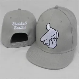 Crooks Castles Bullet Snapback Crks Gun Gun N38 Caps 모자 스냅 백 스냅 백 모자 남성 여성 야구 Cap218w