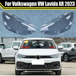VW Lavida XR 2023 Front Car Protective Headlight 유리 렌즈 커버 그늘 쉘 자동 투명 조명 하우징