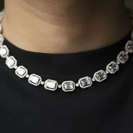 Buzlu bling hip hop erkek mücevher 18 20 kıvılcım 5A kübik zirkonia cz küme tenis zinciri kolye chokers307p