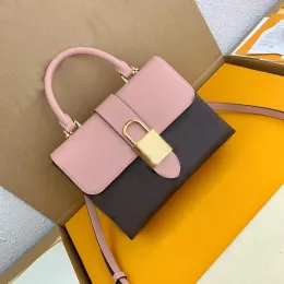 2023 estilo sacola LOCKY BB designer sacos de moda mulheres sacos de couro bolsa de ombro mensageiro pacote de luxo marca cor correspondência titular do cartão