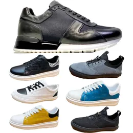 40% de desconto em sapatos masculinos de luxo de alta qualidade 10A sapatos de grife elegantes, nobres e luxuosos, sapatos casuais masculinos clássicos ao ar livre, preto e branco