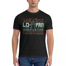 Herren T-Shirts Lo Pan Rejuvenation Clinic T-Shirts Männer BigTrouble In Little China Einzigartige Baumwoll-T-Shirts O-Ausschnitt Kurzarm-Shirt