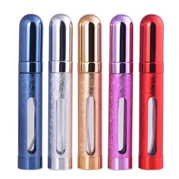 12ml frasco de spray de perfume cabeça redonda janela aberta tubo de alumínio de alta qualidade eletro-alumínio norte maquiagem líquido portátil121212121