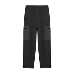 Pantaloni da uomo 2024 Primavera Pantaloni Casual Da Uomo Multi-tasca Per Il Tempo Libero Alla Caviglia 320g Sport Con Coulisse Lungo Inverno Ragazzo Vestiti di Fitness