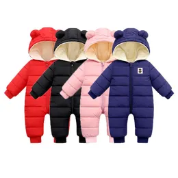 Roupas de bebê recém-nascido menino menina snowsuit casacos de inverno infantil macacão bodysuits essenciais coisas presente para o ano novo