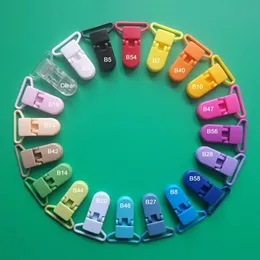 Schnullerhalter Clips Sutoyuen 100 Stück 25 mm Mix 20 Farben Umweltfreundlicher Kunststoffhalter Spielzeug Baby Schnuller Lätzchen Schnullerclip Hosenträger 231215