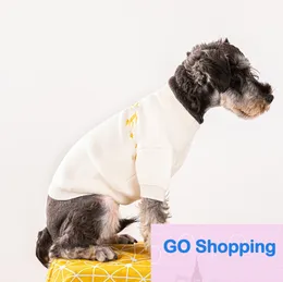 Simple Small and Medium-Sized Dogs Trendy Brand Dog Sweater Autumn and Winter New Fashion Pet Clothes Outdoor Pet Supplies