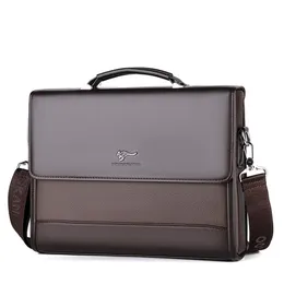 حقائب مخصصة للذكور حقائب اليد PU Leather Men Men's حقيبة عمل للكتف لرجال Men Brand Laptop Bags Man Organizer Documume315y