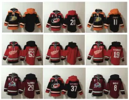 Old Time Hoodie Trevor Zegras Hockey Jersey Steve Yzerman Moritz Seider Sebastian Aho Avalanche Nathan Mackinnon Cale Makar Svechnikov Rozmiar