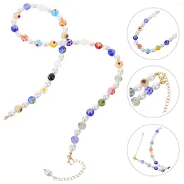 Pendant Necklaces Pearl Necklace Faux Pearls Women Beaded For Vintage Para Mujer Glass Beads Jewelry Chain