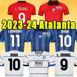 23 24 Atalanta Soccer Jerseys MURIEL GOMEZ 2023 2024 DUVAN GOSENS Football Shirt ILICIC PASALIC MIRANCHUK LAMMERS DE ROON L.MURIEL JERSEY