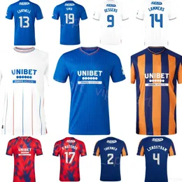 Klub Glasgow Rangers piłka nożna 2 James Tavernier Jersey 9 Cyriel Dessers 13 Todd Cantwell 31 Borna Barisic 19 Abdallah Sima Football Shirt Kits Mundur 23 24 Man Team