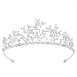 Clips para el cabello YYSuniee, corona de boda de lujo para novia, joyería de circón, regalos, Tiaras, accesorios de cristal, diadema para mujer, tocado de novia