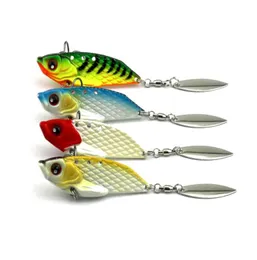 New Arrival 20pcs Sinking Blade VIB Metal Hard Bait Pesca Artificial Fishing Lure 6CM 20G Fishing Tackle1191765