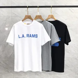 USA Style LA Limited Golden Letters Tee Designer T-shirt Primavera Estate Casual Moda Skateboard Uomo Donna Tshirt 24ss 1215