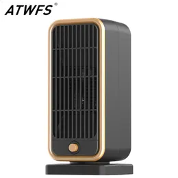 Elektriska värmare ATWFS 500W/220V Elektrisk värmare för rum PTC Ceramic Electric Heaters Sheet Portable House Heat Foot Hand Warmer 231214