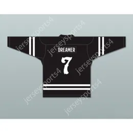 カスタムドリーマー7 CENOBITES BLACK HOCKEY JERSEY HELLRAISERシリーズ新しいトップステッチS-M-L-XL-XXL-3XL-4XL-5XL-6XL