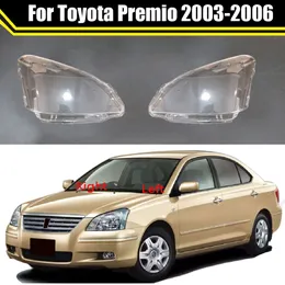 Tapas de faros delanteros de coche para Toyota Premio 2003 2004 2005 2006, cubierta de faro delantero de coche, cubierta de lámpara, linterna para cabeza