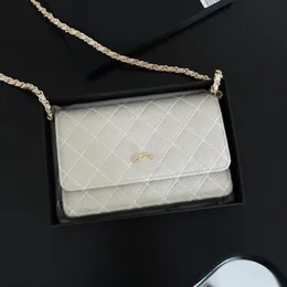 الكلاسيكية رفرف WOC MINI Women Crossbody Bag Lychee Leather Ceanted Coin Presh Luxury Hand Handbag Gold Hardware Fanny Packccase Pochette Card Card Corcase 19cm