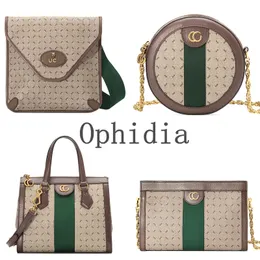 Lady Chain Tiger Head Ophidia Camera Bag Messenger Bag 10a Designer torebka na ramię Crossbody Crossbody Torby luksusowe damskie sprzęgło skórzane sklep okrągły torba podróżna man