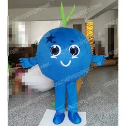 Weihnachten Blaubeer Maskottchen Kostüm Cartoon Charakter Outfits Halloween Karneval Kleid Anzüge Erwachsene Größe Geburtstag Party Outdoor Outfit