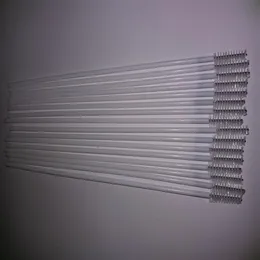 16cm 5mm 100 Pcs Pack Stainless Steel Wire Plastic Handle Straw Cleaner Cleaning Brush Straws Cleaning Brush Bottle Brush2434