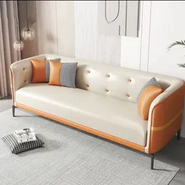 Sofa Small Unit Modern Luxury Room Living Room No Wash Colored Sofa