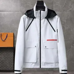 Designer Moda Uomo Triangolo Felpa con cappuccio Giù Giacche da moto Giacche invernali Addensate e calde Giacche con cappuccio lunghe Abbigliamento da uomo a maniche lunghe Felpa Giacche