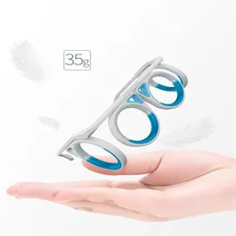 Anti-motion Sickness Glasses sjösjuka flygplan kräkning av vuxna ögon bärbar vikbar svart teknik rörelsesjuka medicin G343V