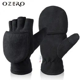 Skihandschuhe OZERO Winter Warme Handschuhe Fingerlose Thermo-Fäustlinge Winddicht Isolierte Polar Fleece Outdoor-Ski-Rennhandschuhe Für Männer Und Frauen 231216