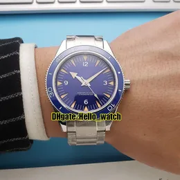Новые 300 м 41 мм 233 90 41 21 03 002 James Bond Spectre 007 Автоматические мужские часы с синим циферблатом, браслет из нержавеющей стали, синий ободок, спортивные 267h