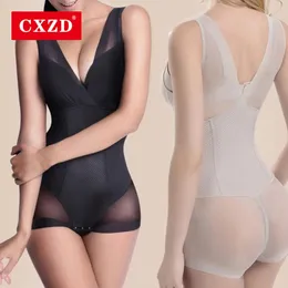 Bel karın şekillendirici cxzd bayan zayıflama yanık yağ brifingler Shapewear karın ince bodysuit tam vücut şekillendirme zayıflama iç çamaşırı yelek vücut subayılar tulum l-x 231215